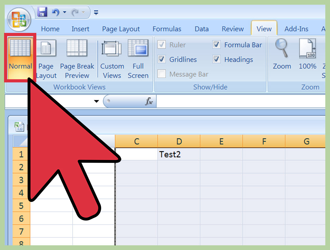 insert a header in excel for mac